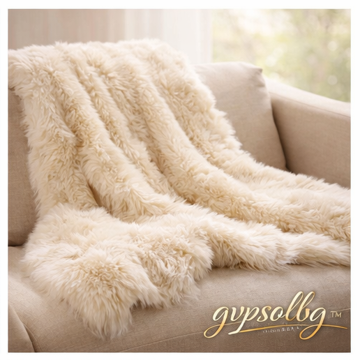 gvpsolbg™ Faux Fur Throw Blanket - Luxe Living Comfort