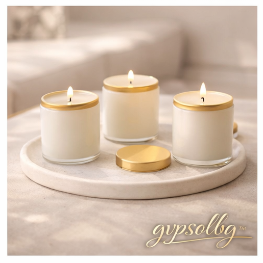 gvpsolbg™ Hand-Poured Soy Wax Candle Set - Aromatherapy Delight